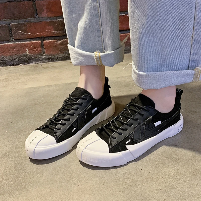 

Canvas Shoes Breathable Women Sneakers Fashion Ladies Shoe Women's Female Thick-Soled Outdoor Flat Vulcanized Shoes Sneakers