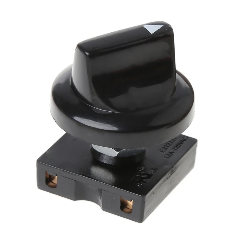 

4-Position 3-Speed Fan Selector Rotary Switch Governor with Knob 13AMP 120V-250V Black Wholesale Dropshipping