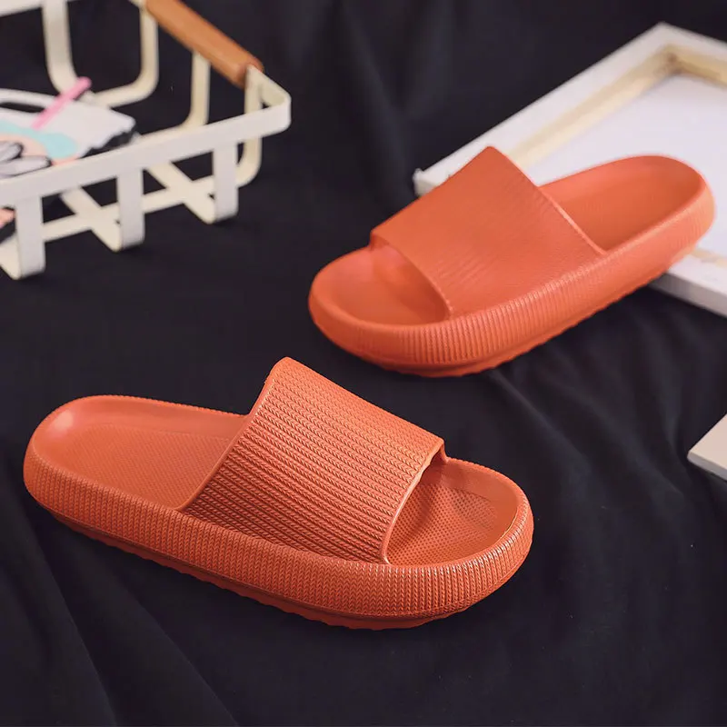 

Mazefeng Brand Indoor Comfortable Soft Slippers Men Women Non-slip Bathroom Home Shoe Flat EVA Thick Sole Slides Women's Sandals