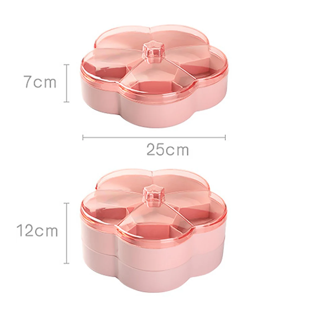 1/2 ярусная красочная коробка для хранения конфет в форме цветка лоток фруктовых