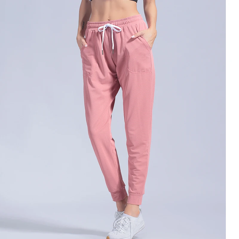 

Женские спортивные штаны, штаны для бега, фитнеса, йоги, танцев, Свободные повседневные быстросохнущие дышащие штаны для бега на открытом во...