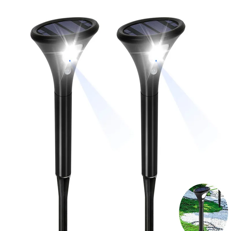 Уличная Светодиодная лампа на солнечной батарее с детектором движения 2 режима