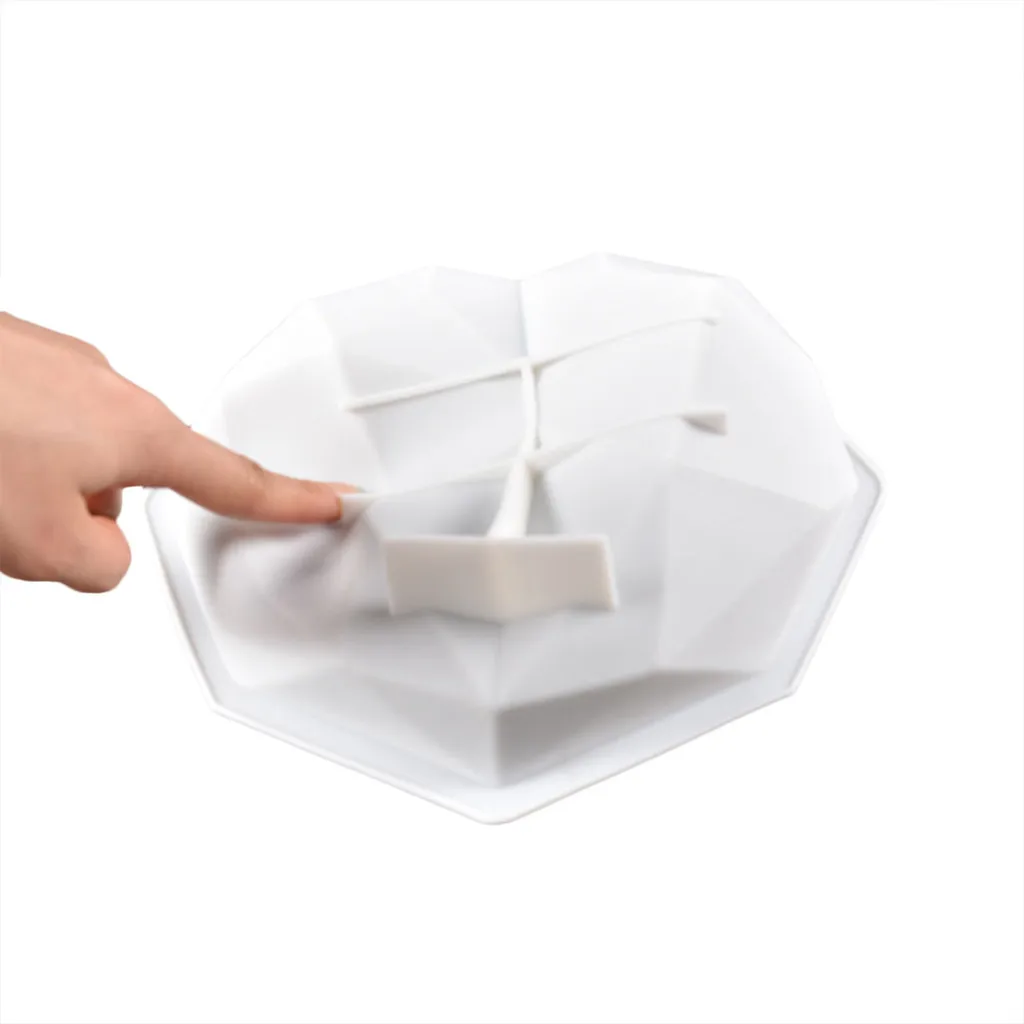 Love Chocolate Cake Tin Silicone Mold Heart Shaped Dessert Mould Mousses Cheesecake Diy Baking Tool Big Moldes Silicona | Дом и сад