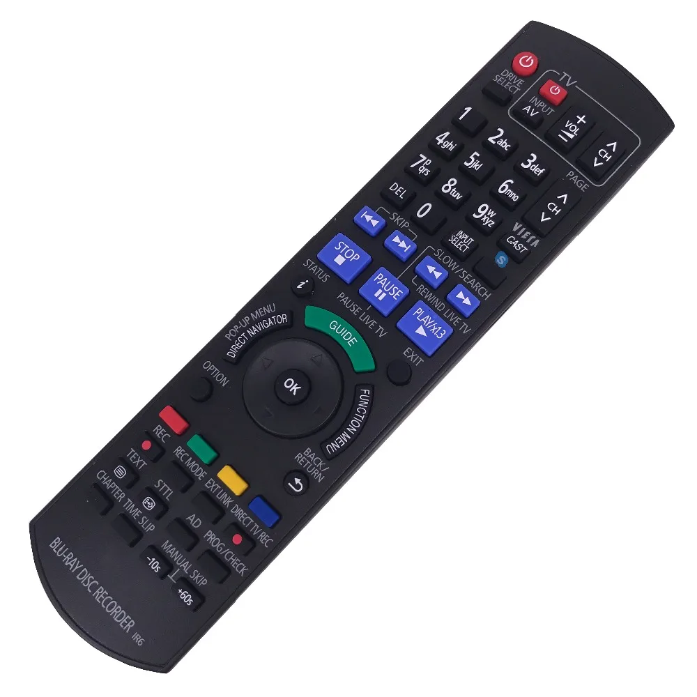 Новый пульт дистанционного управления для Panasonic DMRXW380GL, DMRXW385GL, DMRXW390GL, DMRXW480GL, Blu-Ray Disc Recorder