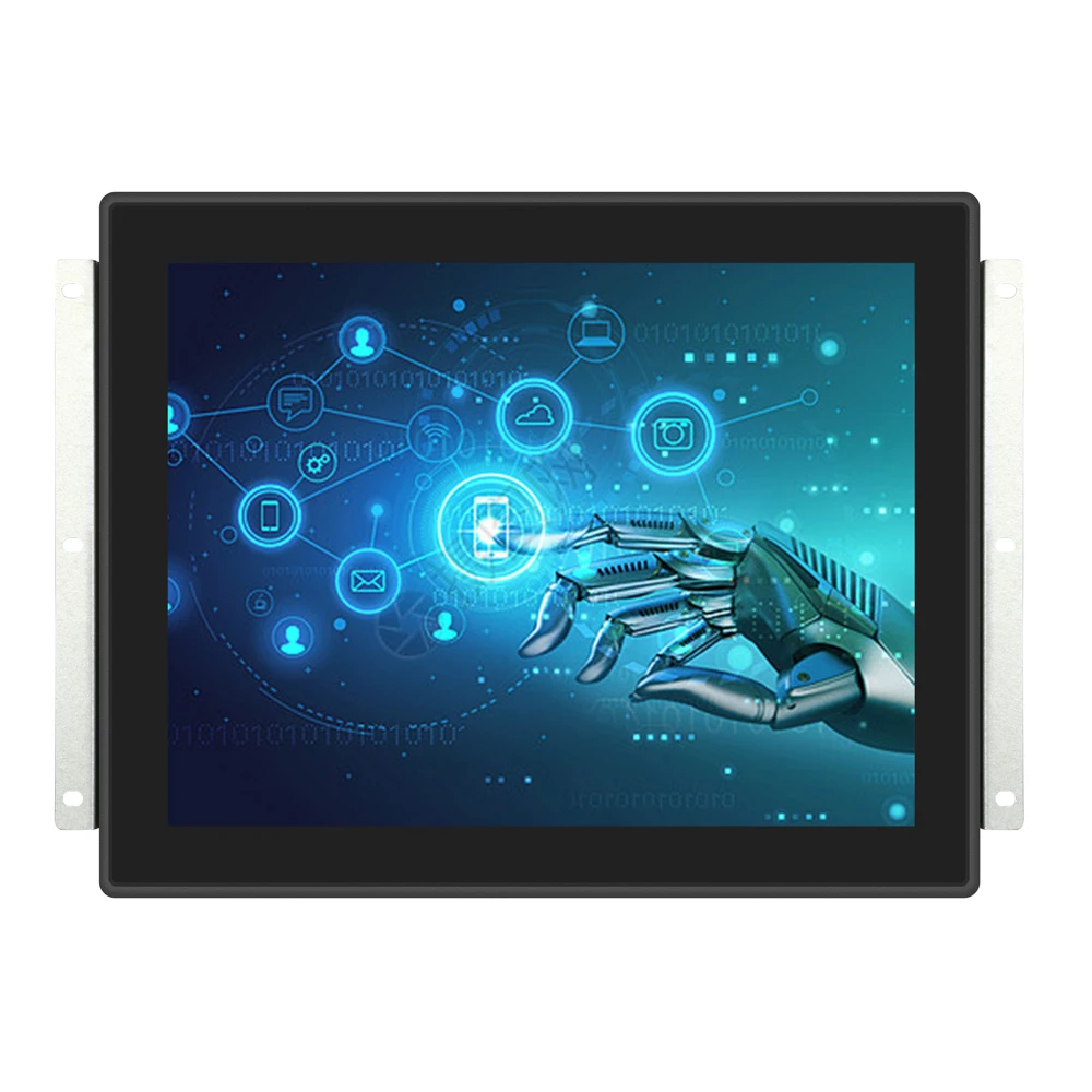 

15 inch Industrial Open Frame Capacitive Touch Monitor With VGA/HDMI/DVI/USB Interface Speakers LCD display for raspberry pi