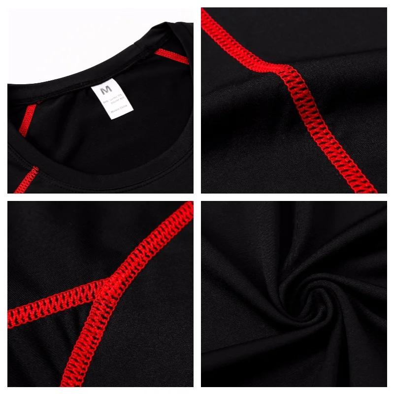 Футболка мужская компрессионная с длинным рукавом дышащая Облегающая рубашка