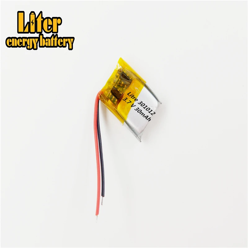 3 7 V полимерная литиевая батарея 301012 30MAH электронная настольная маленькая игрушка