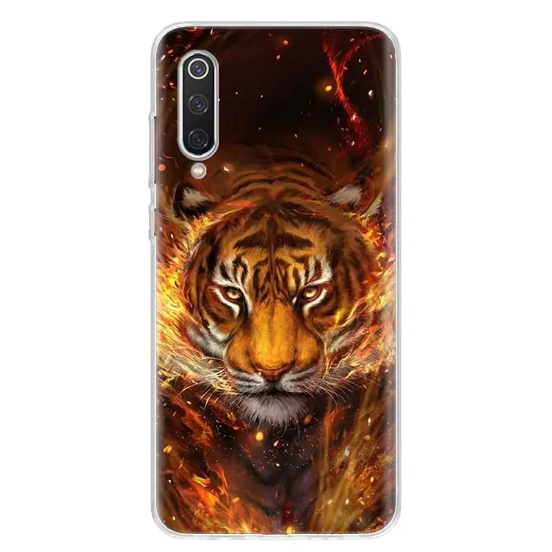 Чехол для телефона с изображением свирепого Тигра Xiaomi Poco X3 GT X5 X4 NFC M4 Pro M3 M2 F3 F2 F1 Mi