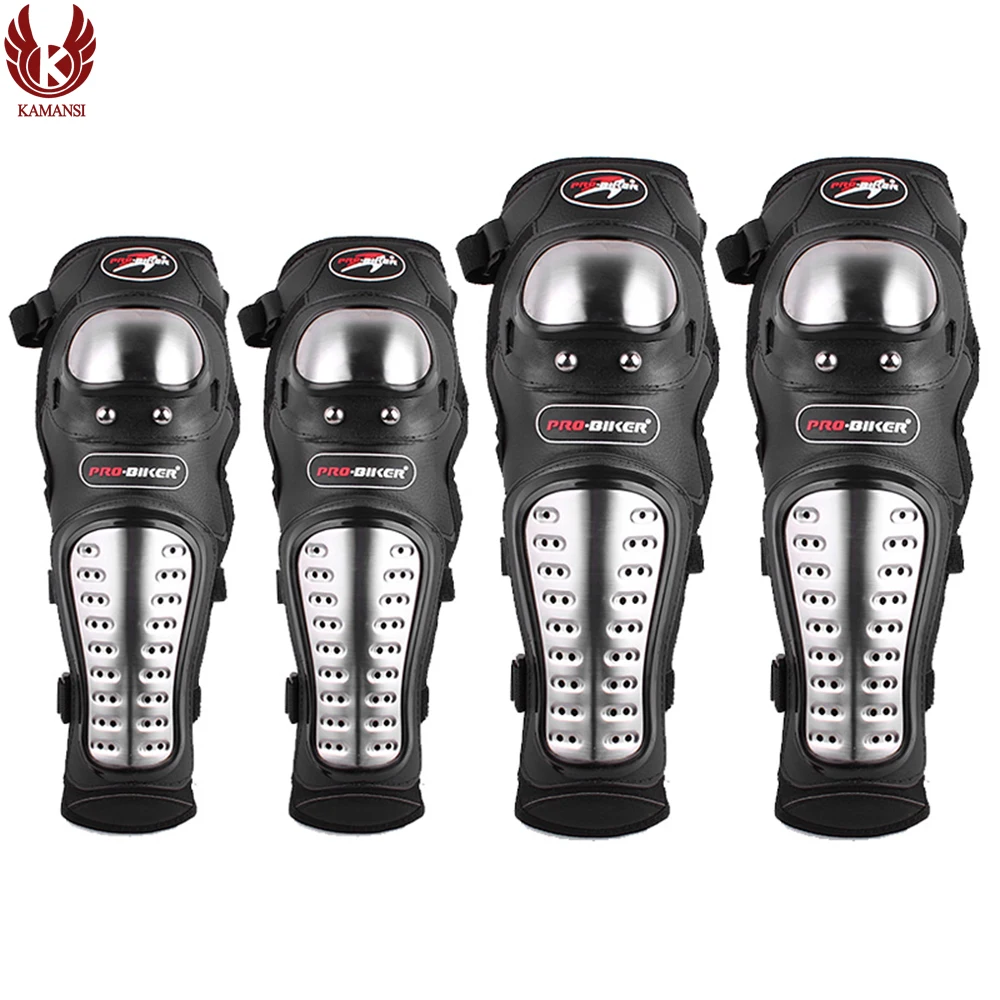 Защитное снаряжение для езды на мотоцикле Наколенники Локоть удлиненные четыре