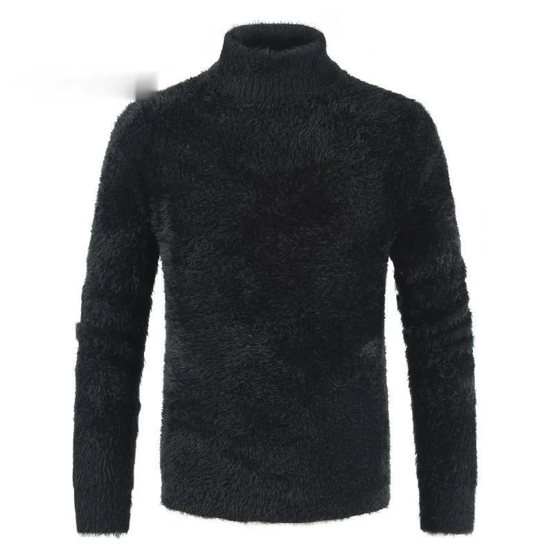 

Zoulv 2021 High Quality Men Turtleneck Pullover Men's Turtleneck Knitted Sweater Cashmere Wool Winter Sweater
