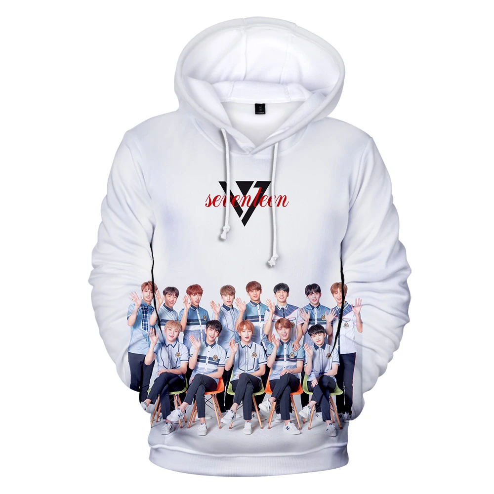 Seventeen/толстовки с 3D принтом для женщин/мужчин модные зимние/осенние толстовки