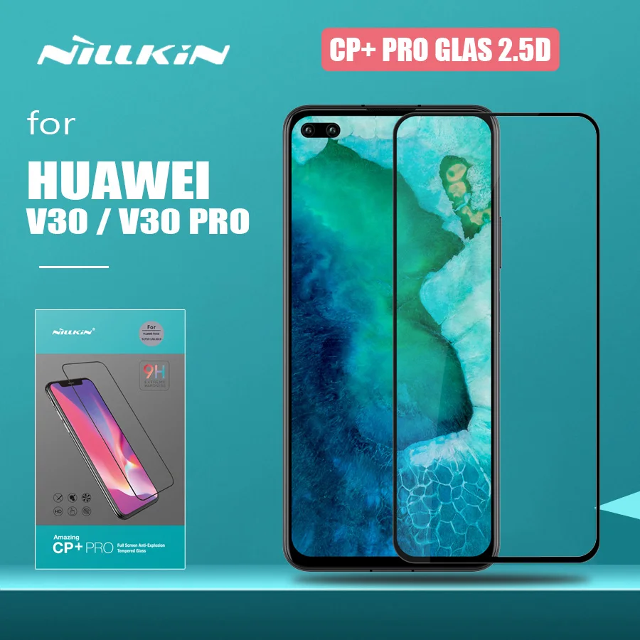 Для huawei V30 Pro стекло Nillkin CP + Полное Покрытие 2.5D защитное закаленное для экрана
