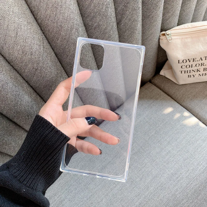 Чехол для iPhone 11 12 13 Pro X XR XS Max 6 6s 7 8 Plus SE 2020 мягкий прозрачный чехол из ТПУ