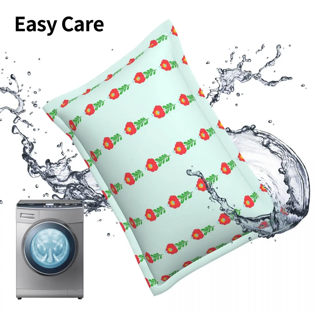 

Hungarian Folk Flower Traditional Scandinavian Pillowcase Printing Polyester Cushion Cover Gift Pillow Case Cover Cushion Covers