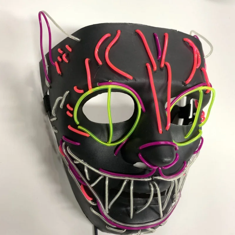 Маска на Хэллоуин светодиодный светильник Вечерние Маски маска для продувки