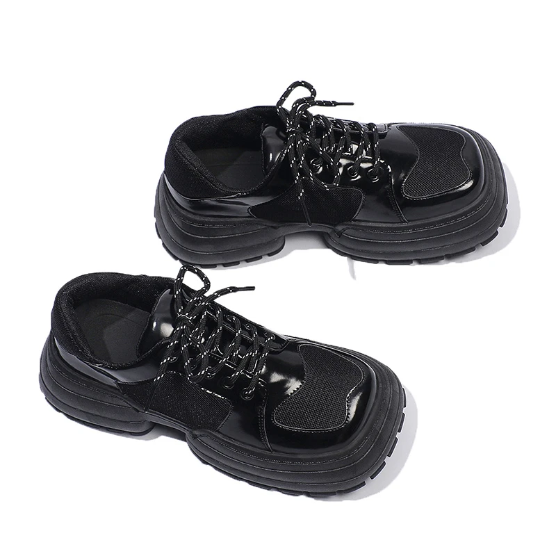 

Туфли женские из лакированной кожи, Повседневные Дышащие, Нескользящие, спортивная обувь для девушек