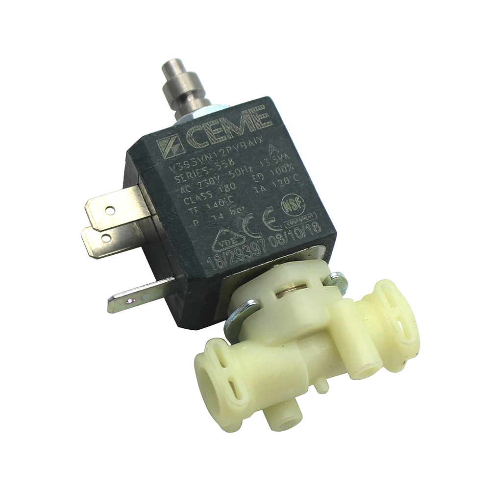 CEME V393 3/2 способ NC прямого действия AC230V 50 Гц 14 бар вода жидкость воздушный пар Пластик пищевой электромагнитный электрический клапан