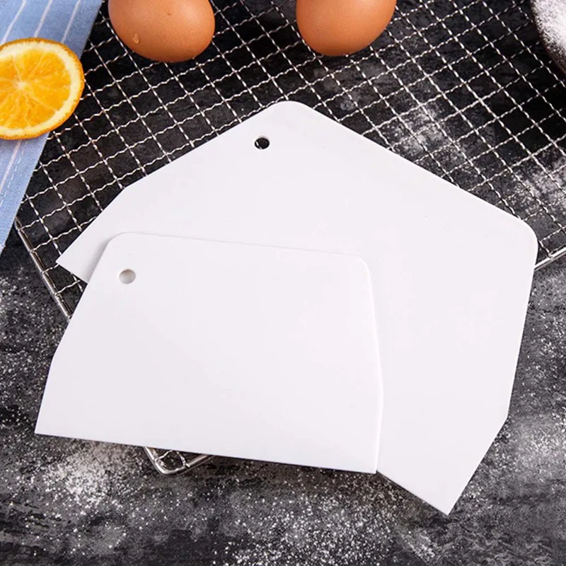 

Dough Cutter Trapezoid Spatula Dough Scraper Kitchen Butter Knife Baking Pastry Tools Cake Topper Baking Accessories