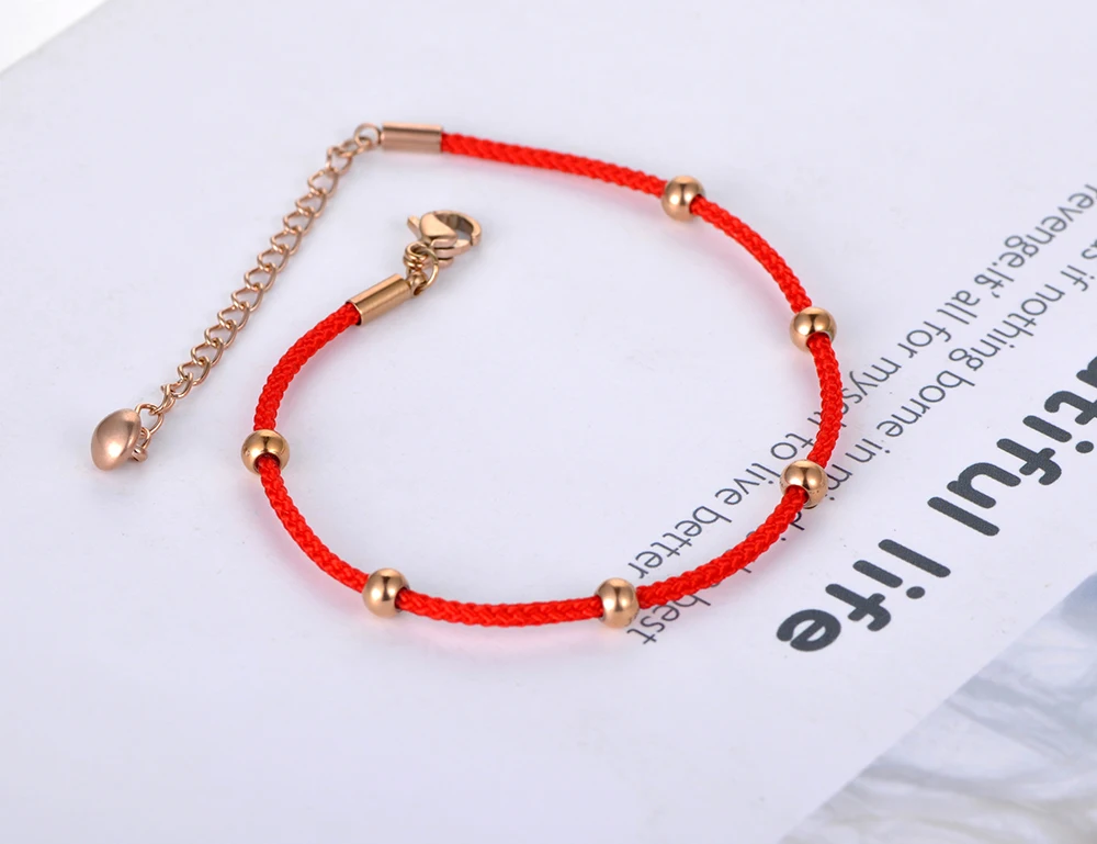 Женский этнический плетеный браслет Lokaer креативный на удачу из нержавеющей