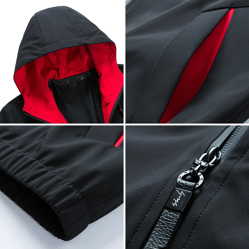 

2021 Spring Autumn Bomber Jacket Honda Men's Zipper Coat Elastic Casual Windbreaker Sports Men Outdoor Clothing Top