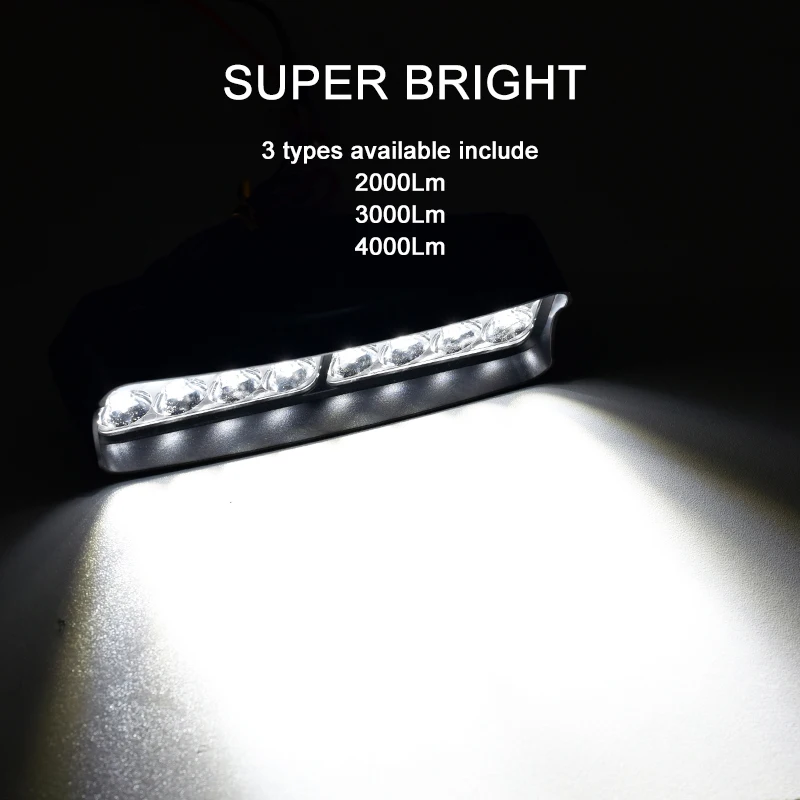 Светодиодные передние фары для мотоцикла от CNSUNNYLIGHT противотуманные белые свет 10