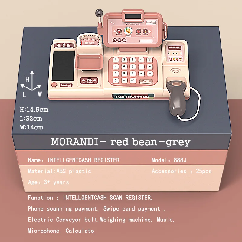 Ролевые игры умный кассовый аппарат семья игрушки Моделирование супермаркет