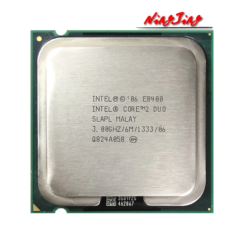 Двухъядерный процессор Intel Core 2 Duo E8400 3 0 ГГц 6 Мб 65 Вт LGA 775 | Компьютеры и офис