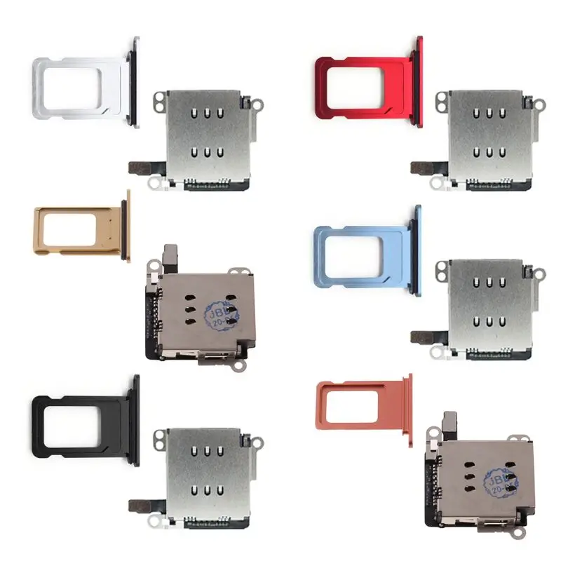 1 комплект металлический двойной разъем для чтения sim карт гибкий кабель с
