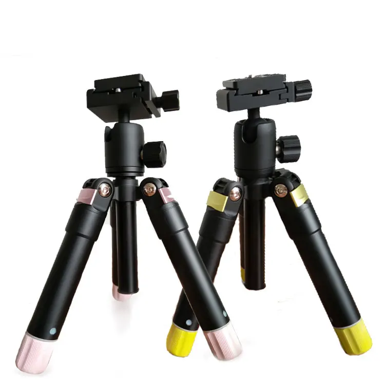 xiletu t245 mini portable tripod stand lightweight mini tripod with ball head for mobile phone and camera free global shipping