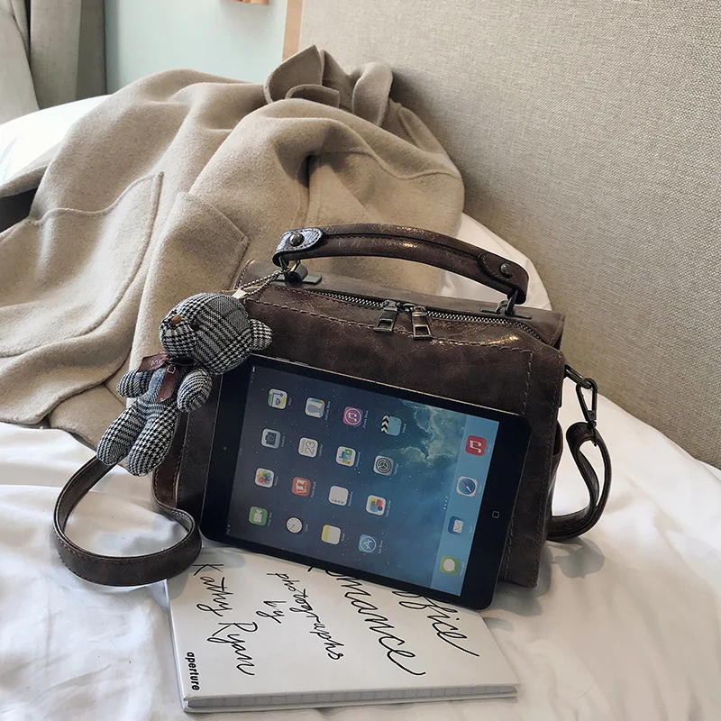 Сумки для женщин мессенджер 2019 женские сумки бостонские кожаные на плечо