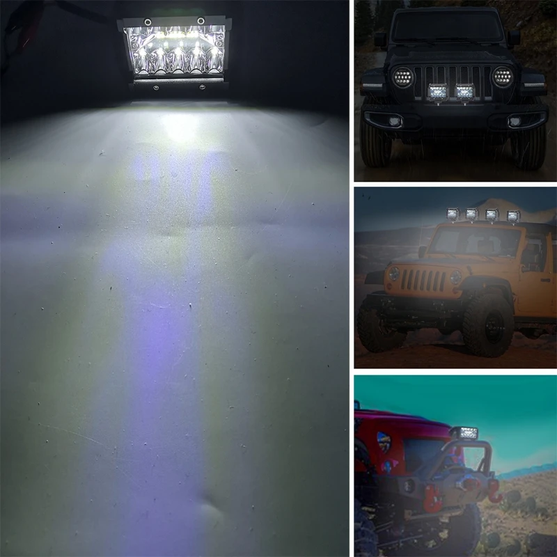 

DC9-30V 200W 4in Car LED Work Light Bar Driving Lamp for Tractor SUV ATV Fog Headlight 781B
