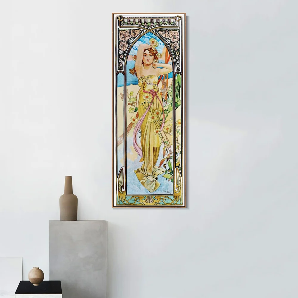 Яркость дня от Альфонса Марии мухи живопись холст искусство печать плакат