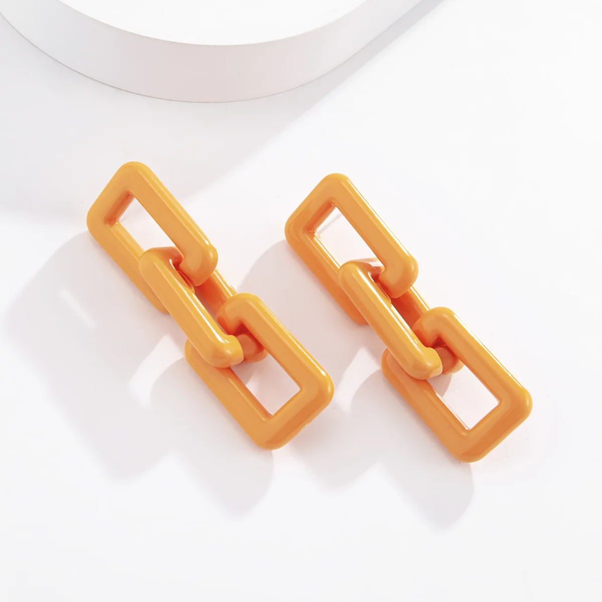 

Cute Exaggeration Geometry Square Earring Ear Drop for Women Punk Sweet Candy Color Acrylic Ear Ring Party Jewelry Gift