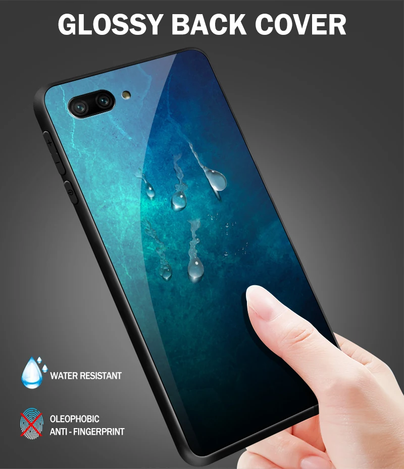 Роскошный чехол для Huawei Honor 6X 7A 7C 7X 8A 8X9 облегченное закаленное стекло чехол Y6 Y9 Y7 премьер-профессионал Magic2 дизайн полоса задняя крышка