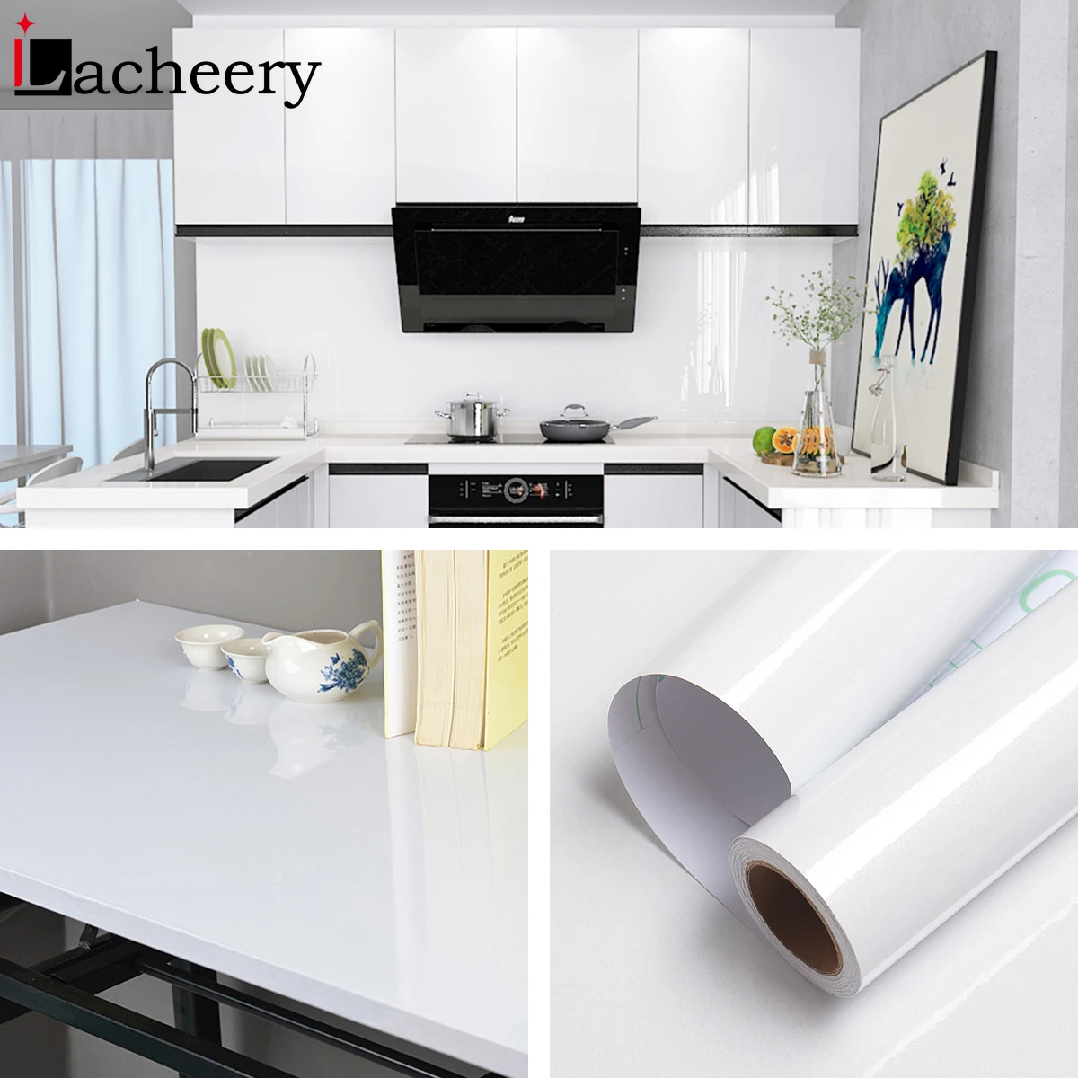 Самоклеящиеся обои из экологически чистого ПВХ маслостойкие настенные наклейки