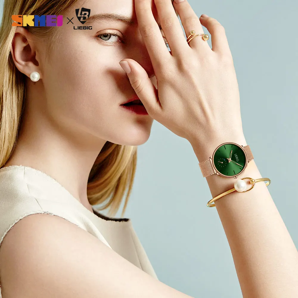 Часы наручные женские кварцевые простые брендовые Роскошные водонепроницаемые