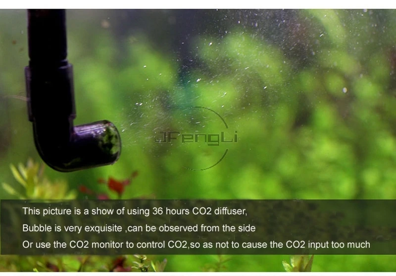 Qanvee CO2 диффузорная система распылителя Расширенный диффузор для растений аквариумный бак CO2 система распылителя диффузорный реактор