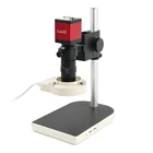 Цифровая электронная видеокамера-микроскоп 1080P 720P HDMI VGA + объектив 100X C-крепление + 56 светодиодных кольцесветильник + настольная подставка для ремонта печатных плат