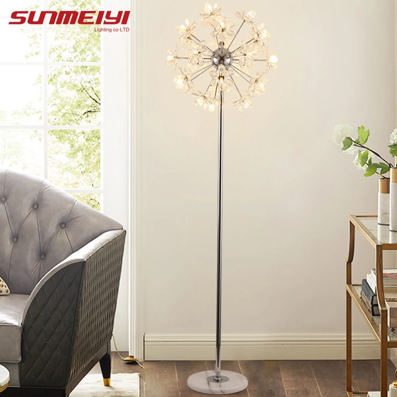 Напольные светодиодные лампы в скандинавском стиле золотые светильники для