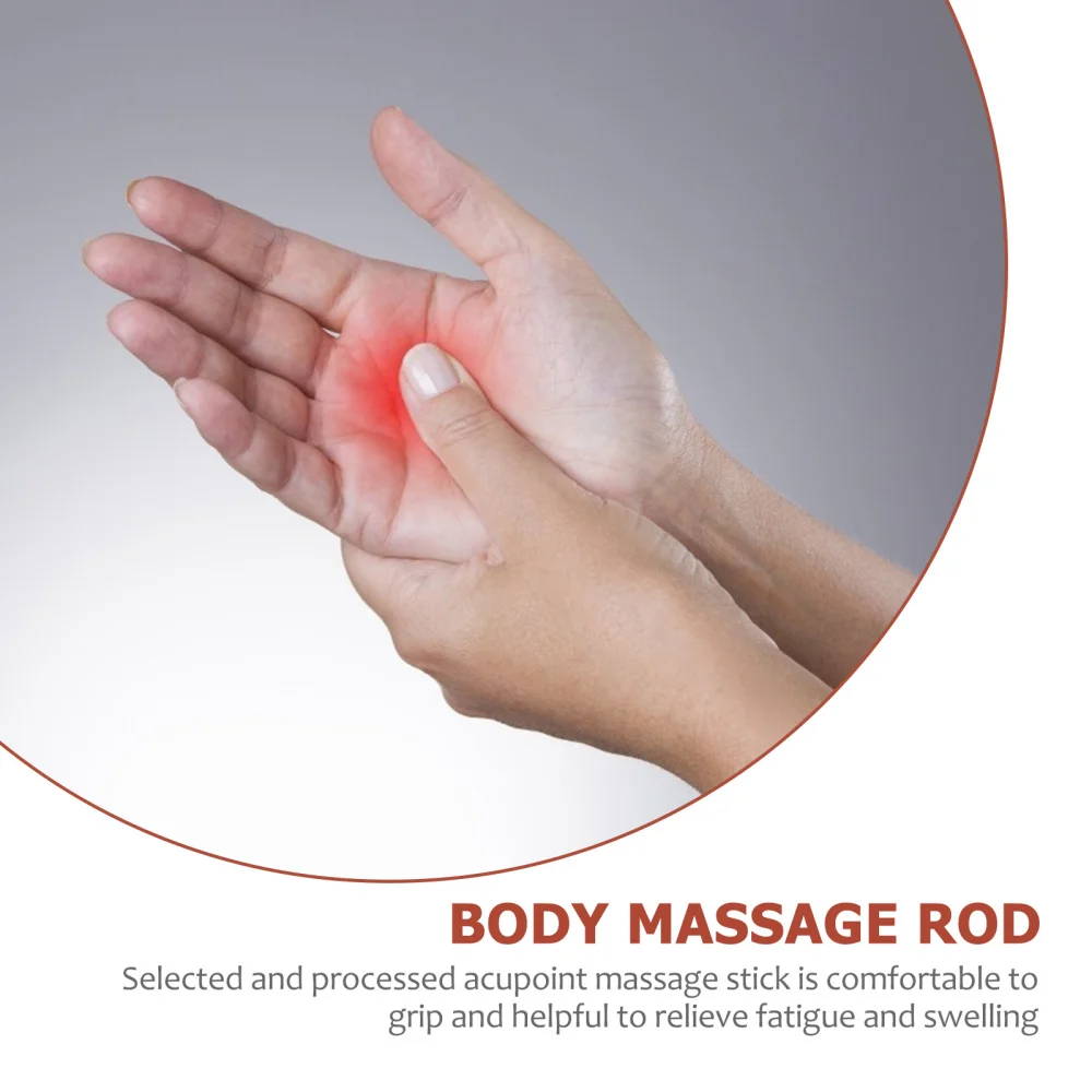 

1pc Acupressure Pen Foot Hand Stick Point Massager Facial Rod