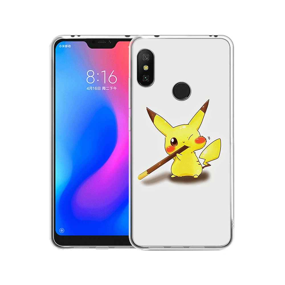 Чехол для телефона для Xiaomi mi CC9 CC9E 9T mi x 2 S, 6, 8, 9, SE A1 A2 5X 6X макс 3 A3 Pro Lite Чехол классный Покемон Пикачу узор