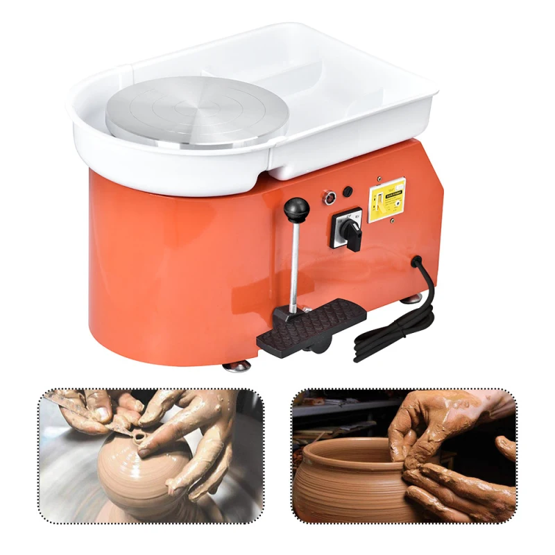 

25CM 350W Electric Pottery Wheel Machine Ceramic Work Clay Art Craft Electric Pottery Wheel Machine For Student And Amateur