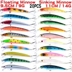 20 шт.комплект, рыболовные приманки, 9 г14 г