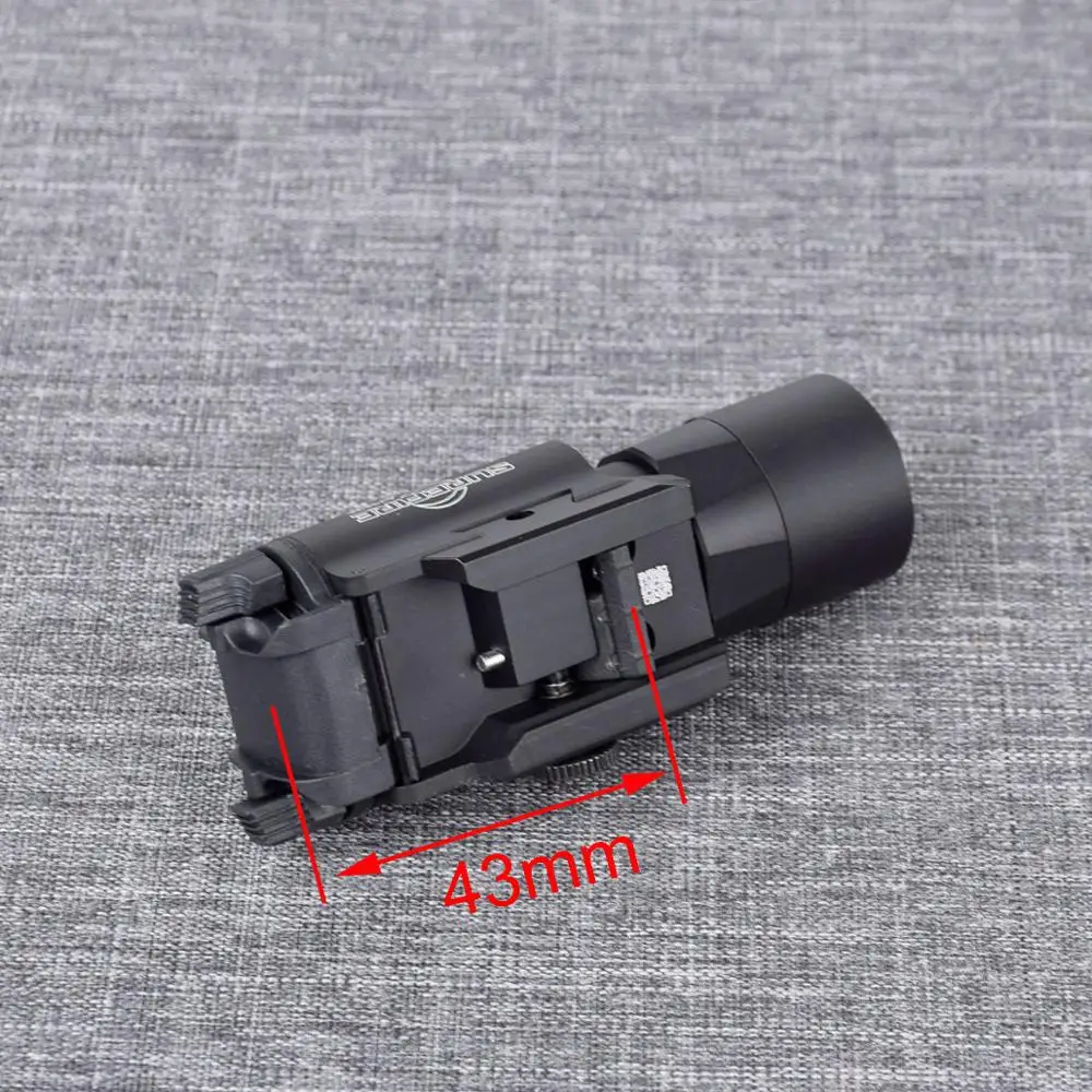 Тактический фонарь X400 ультра-вспышка с красным/зеленым лазерным прицелом