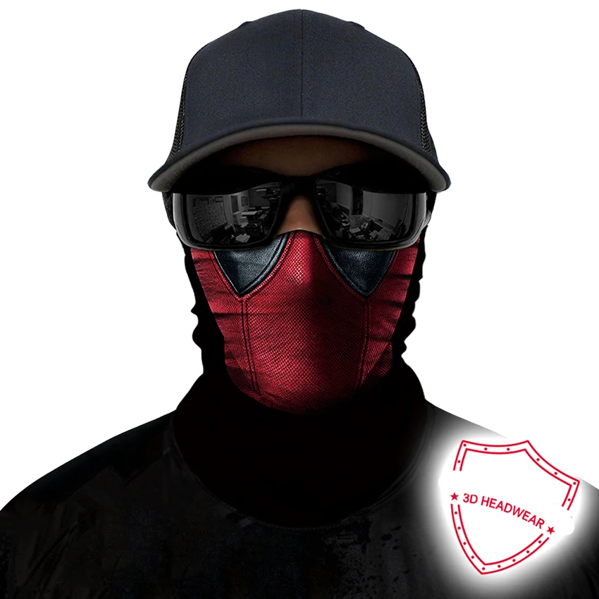 3D велосипедная маска для лица mascarilla Шея буффы трубка бандана ветрозащитный Venom