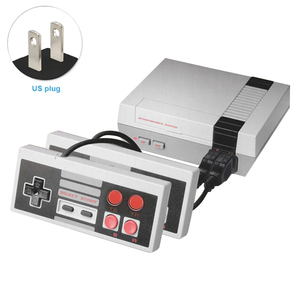 8 бит игровой плеер подарок ТВ игровая консоль плагин карта NES Портативный видео 2