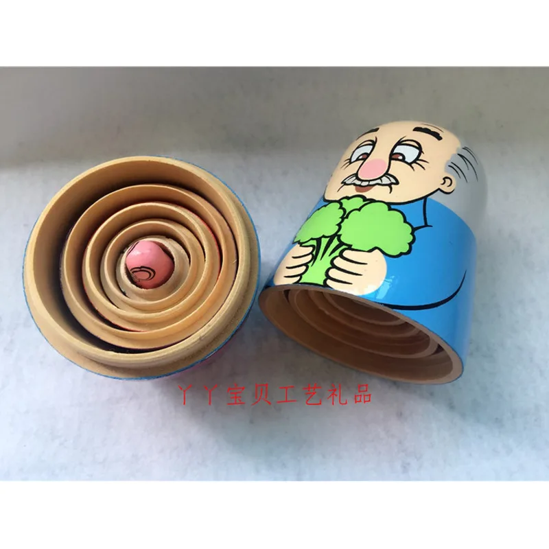 6 шт./упаковка Детские деревянные игрушки-матрешки | Игрушки и хобби