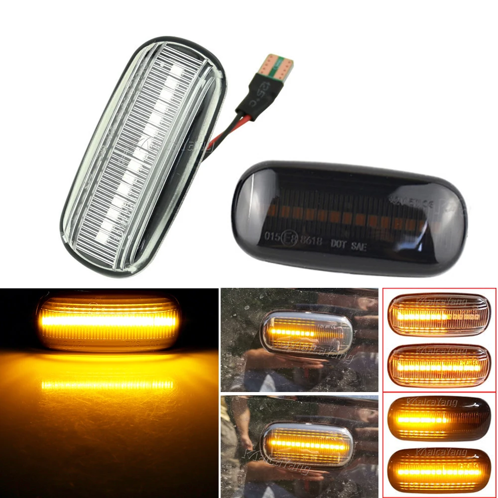 

2Pieces Sequential LED Dynamic Flashing Blinker Lamp Turn Signal Light For Audi A3 S3 8P A4 S4 RS4 B6 B7 B8 A6 S6 RS6 C5 C7