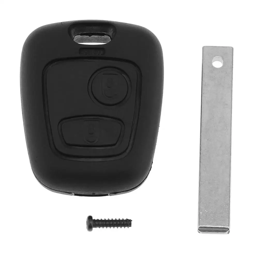 433 МГц 2 кнопки пульт дистанционного управления чип ID46 и лезвие HU83 для Citroen 73373067C /