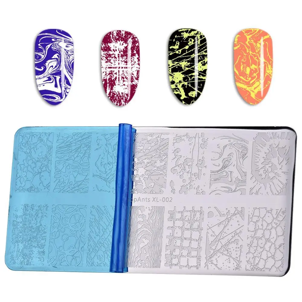 Штамповочные пластины для ногтей из нержавеющей стали|Шаблоны дизайна ногтей| |